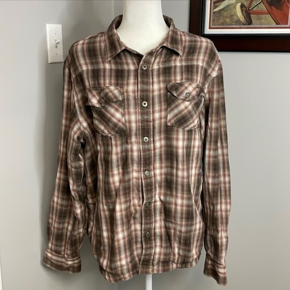 Prana Asylum Plaid Flannel thermal-lined shirt jacket